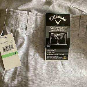 NWT Callaway Performance Men’s Golf Shorts